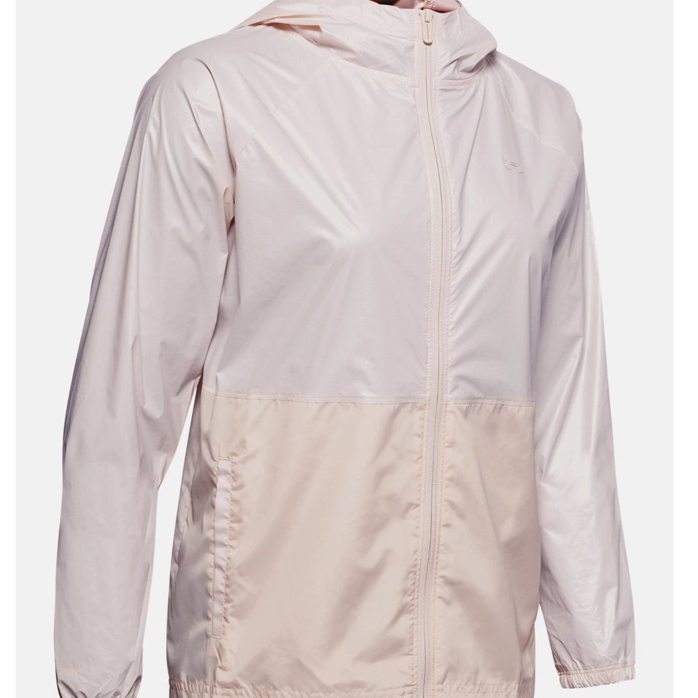 NWT! UA Metallic Lightweight Hood Windbreaker - Picture 5 of 6